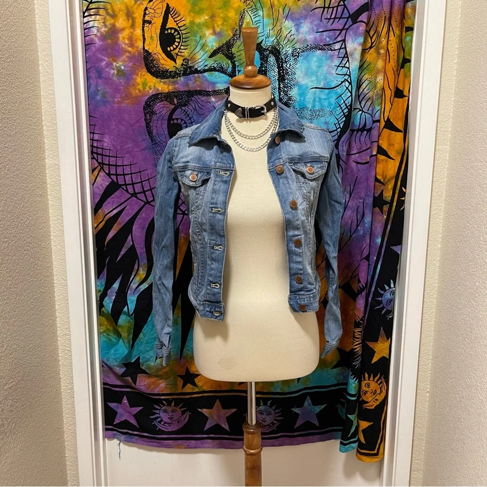π Lovely denim casual jacket - Picture 2 of 11